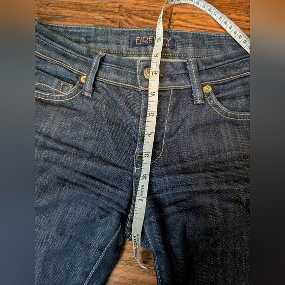 Fidelity Denim Y2K Dark Wash Bootcut Jeans Size 26 - Picture 9 of 10